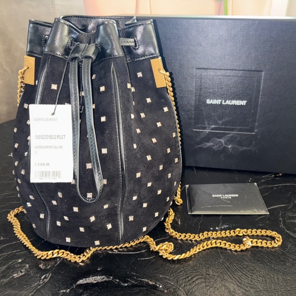 YSL Crystaline bucket bag - Picture 1 of 8